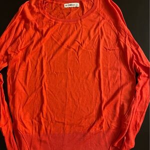 Zara Women's Bright Orange Sweater